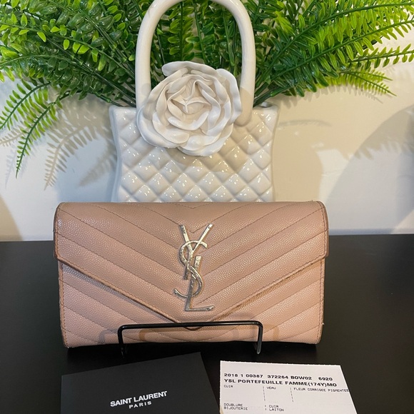 2018 Yves Saint Laurent Blush Pink Wallet - Picture 11 of 11